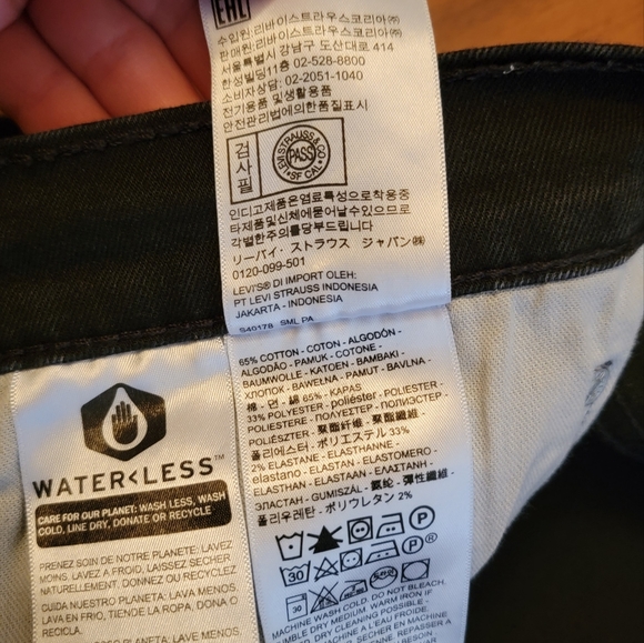 Levis 512 Slim Taper Flex Jeans Mens - Picture 9 of 9